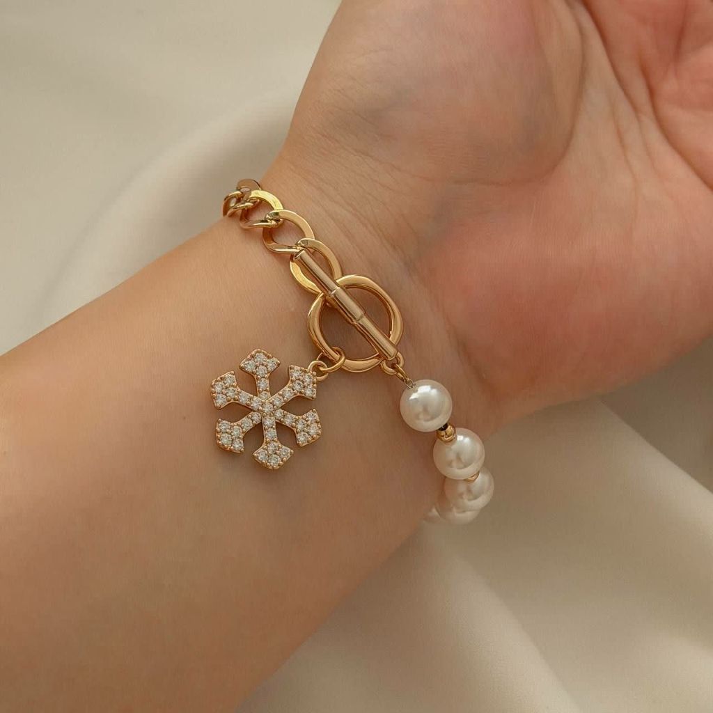 دستبند مرواریدی ژوپینگ کد 2706